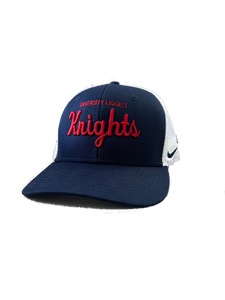 NEW Limited Edition Nike Knights Team Rise Navy/White Trucker Cap