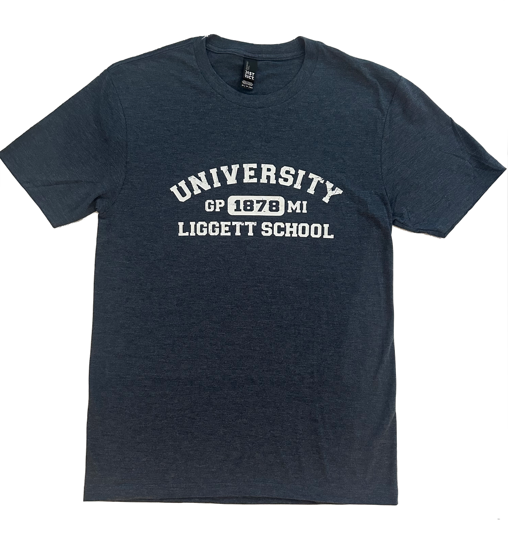 NEW Adult Vintage Heather Navy Frost SS Tee