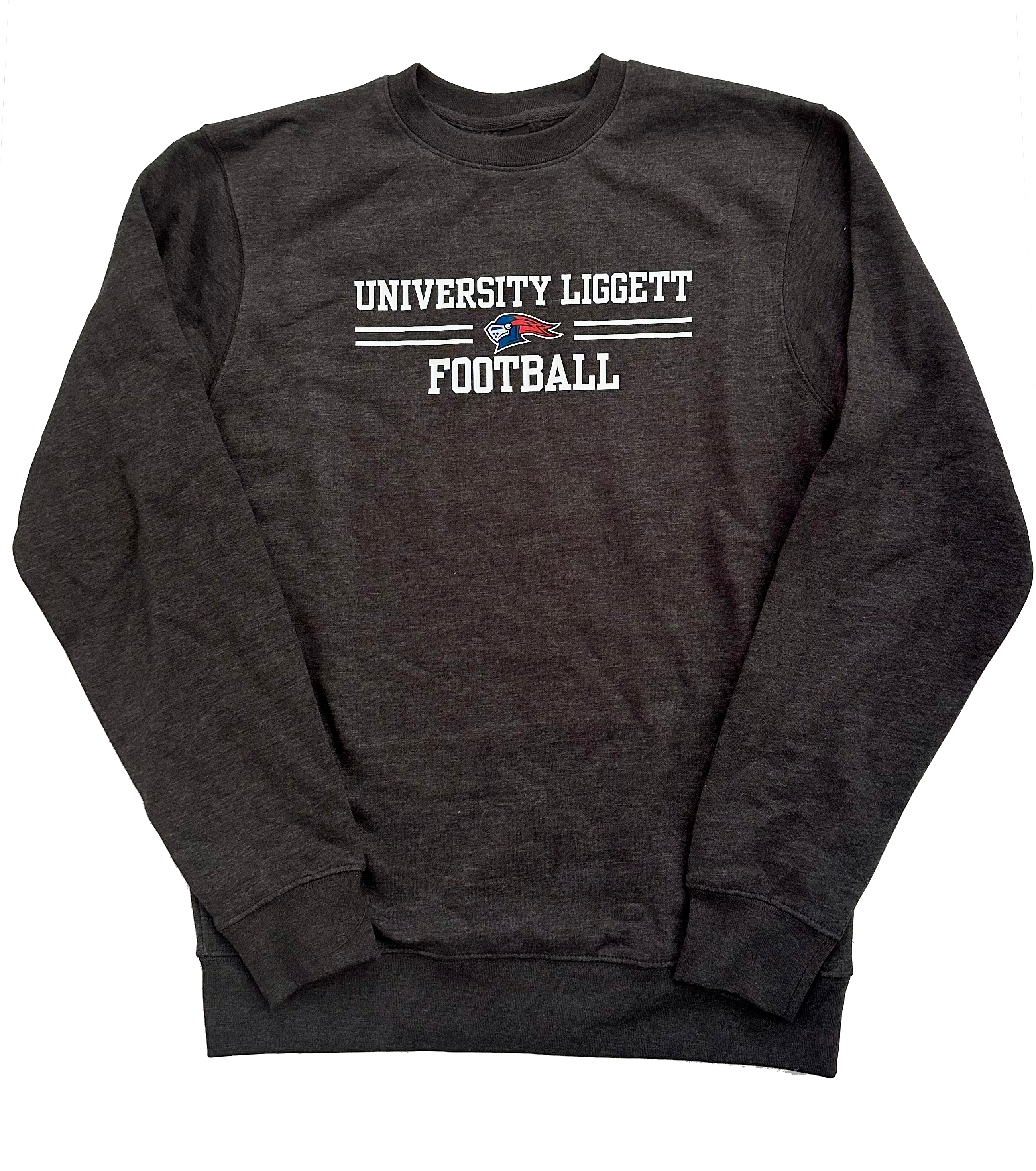 Football Fan Store Heather Charcoal Crewneck Sweatshirt  - Adult Small Only