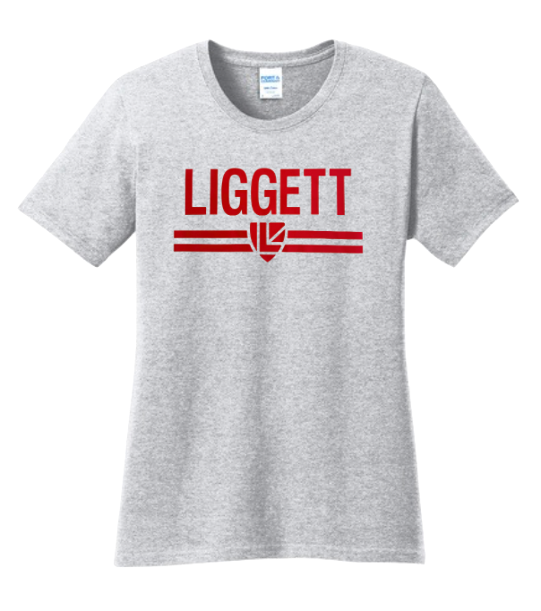Ladies Liggett Ash Short Sleeve Tee (Small Only)