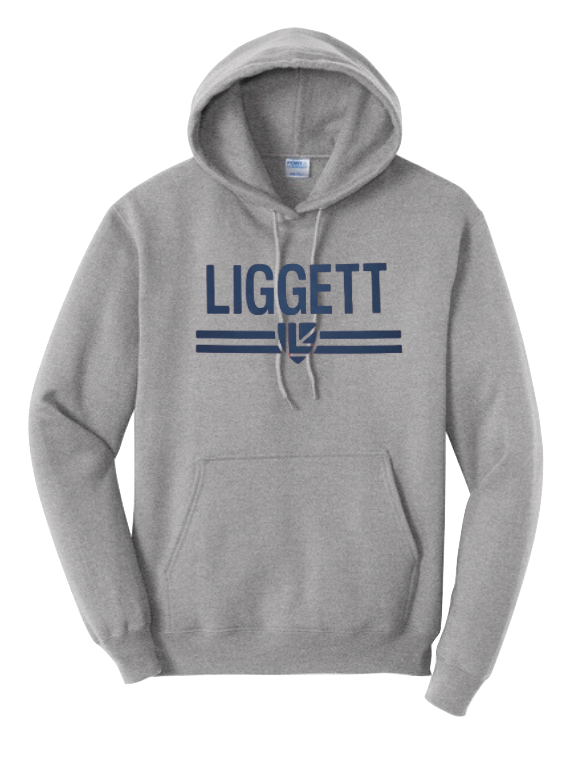 Adult Liggett Athletic Heather Hoodie (Medium Only)