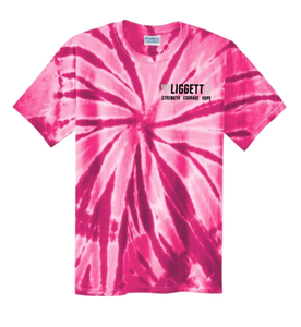 Adult Pink Out 2025 Tie-Dye Short Sleeve Tee - Medium Only
