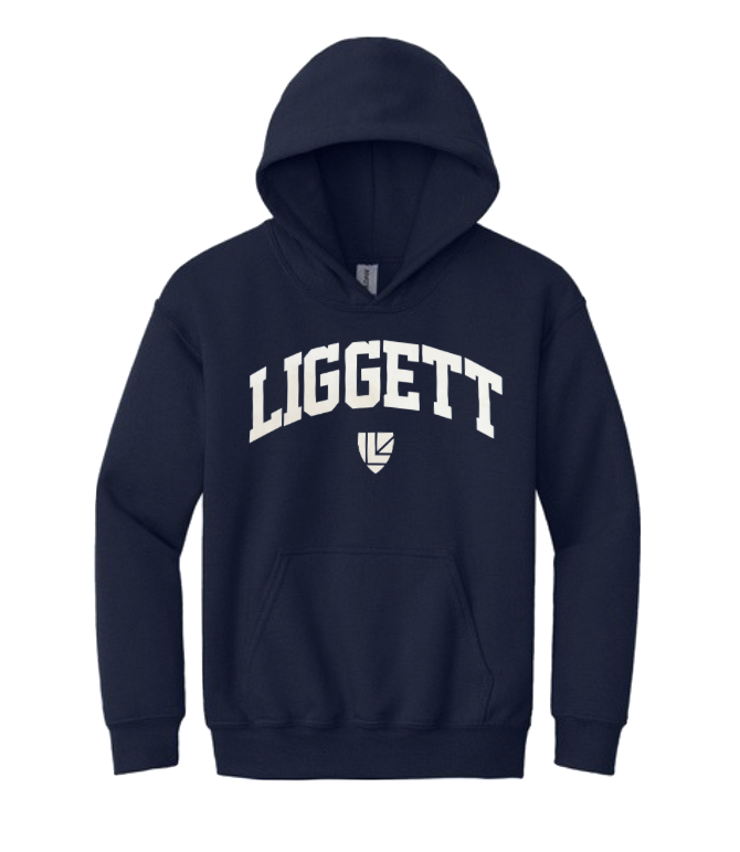 Youth Liggett Navy Hoodie