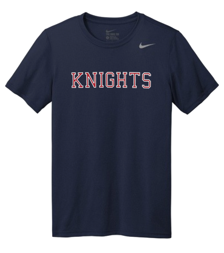 Nike Navy Short Sleeve Knights Team rLegend Tee