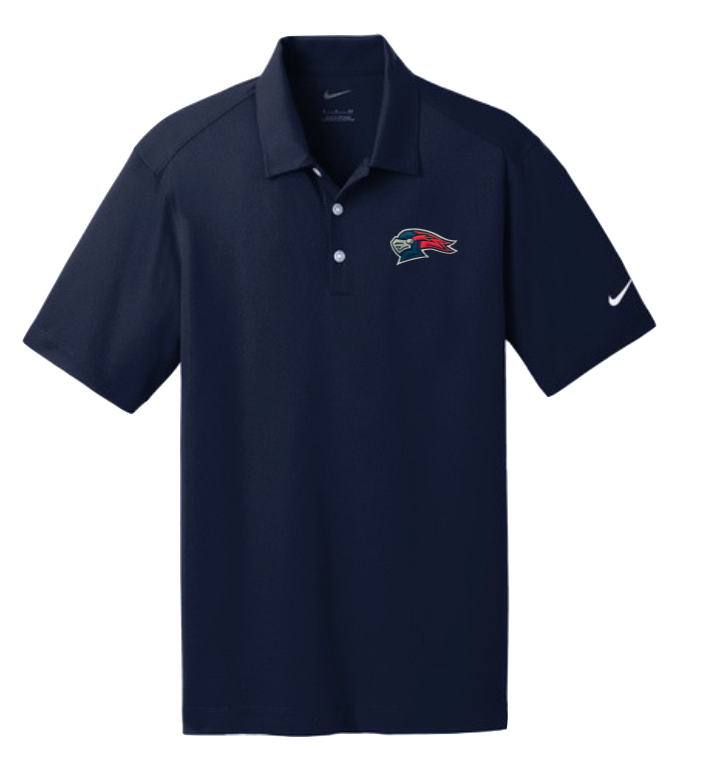 Adult Nike Dri-FIT Vertical Mesh Navy Polo