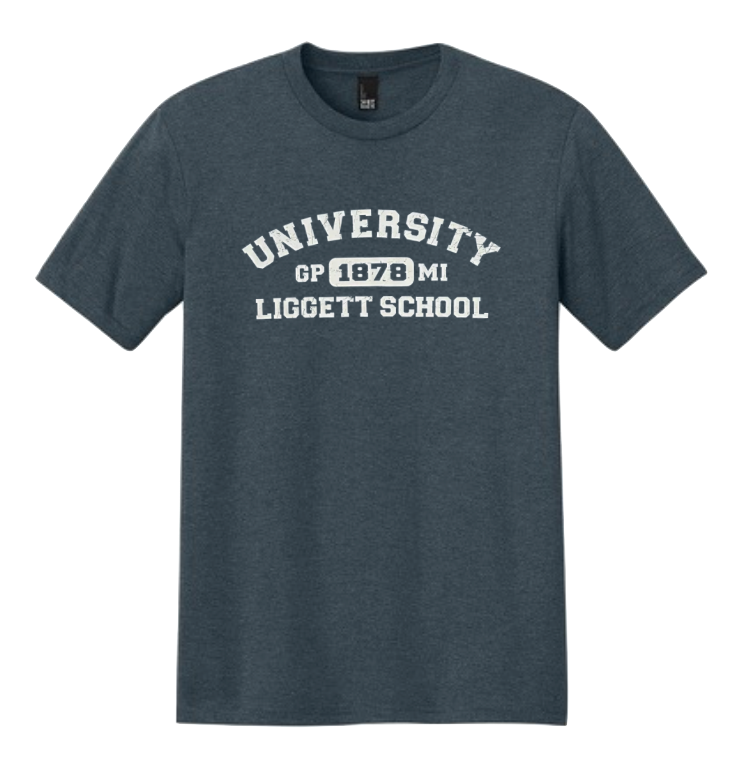 Adult Vintage Heather Navy Frost SS Tee