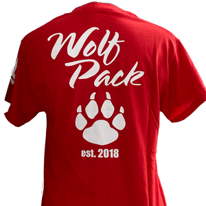 Briarcliff Wolves Red Adult T-Shirt