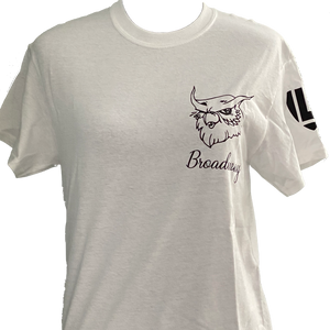 Broadway Owls White Youth T-Shirt