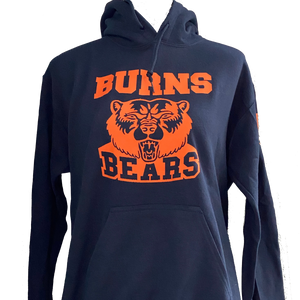Burns Bears Navy Youth Hoodie