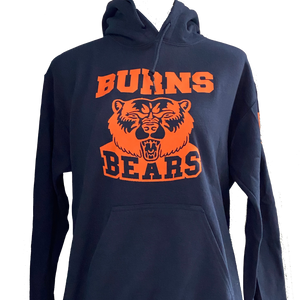 Burns Bears Navy Adult Hoodie
