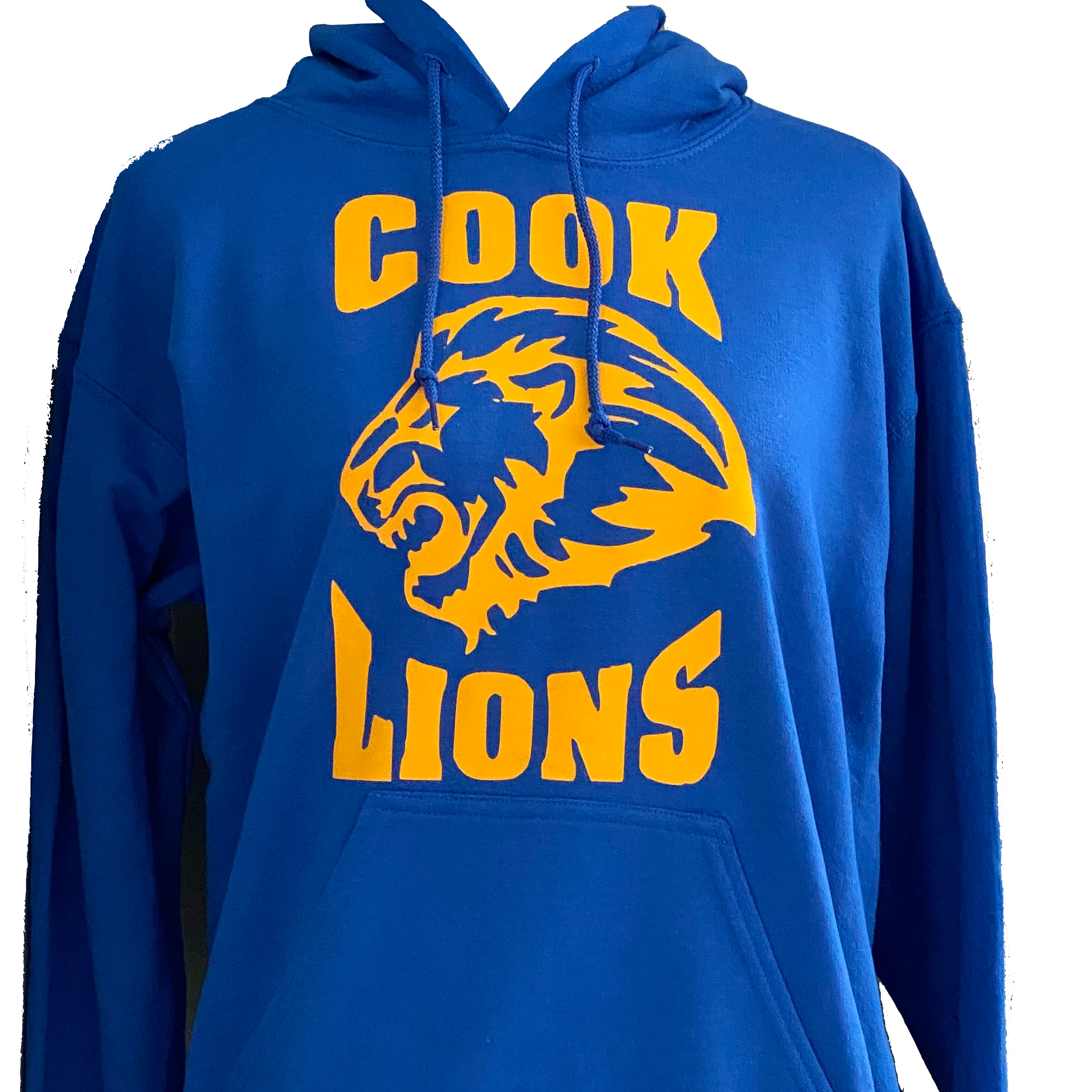 Cook Lions Royal Blue Adult Hoodie