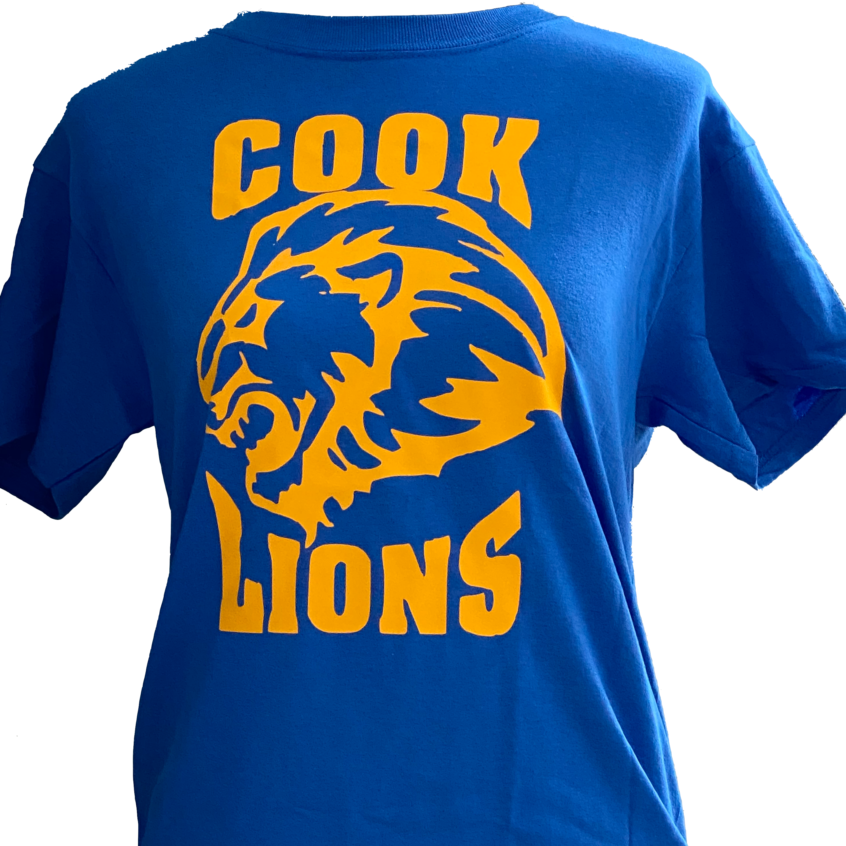 Cook Lions Royal Blue Adult T-Shirt