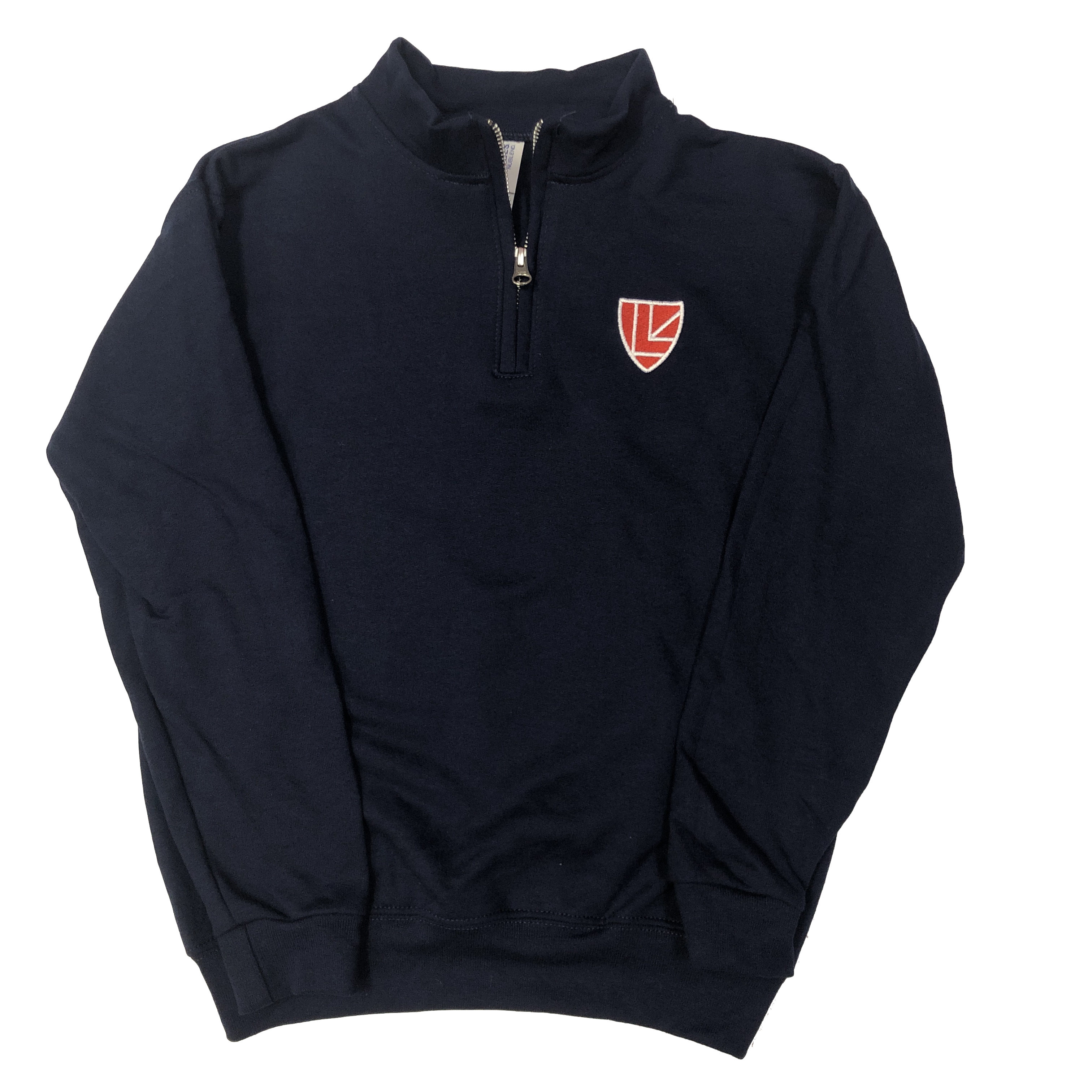 Youth Navy Quarter Zip Pullover