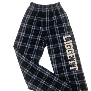 NEW Adult Navy/White Plaid Flannel Pants