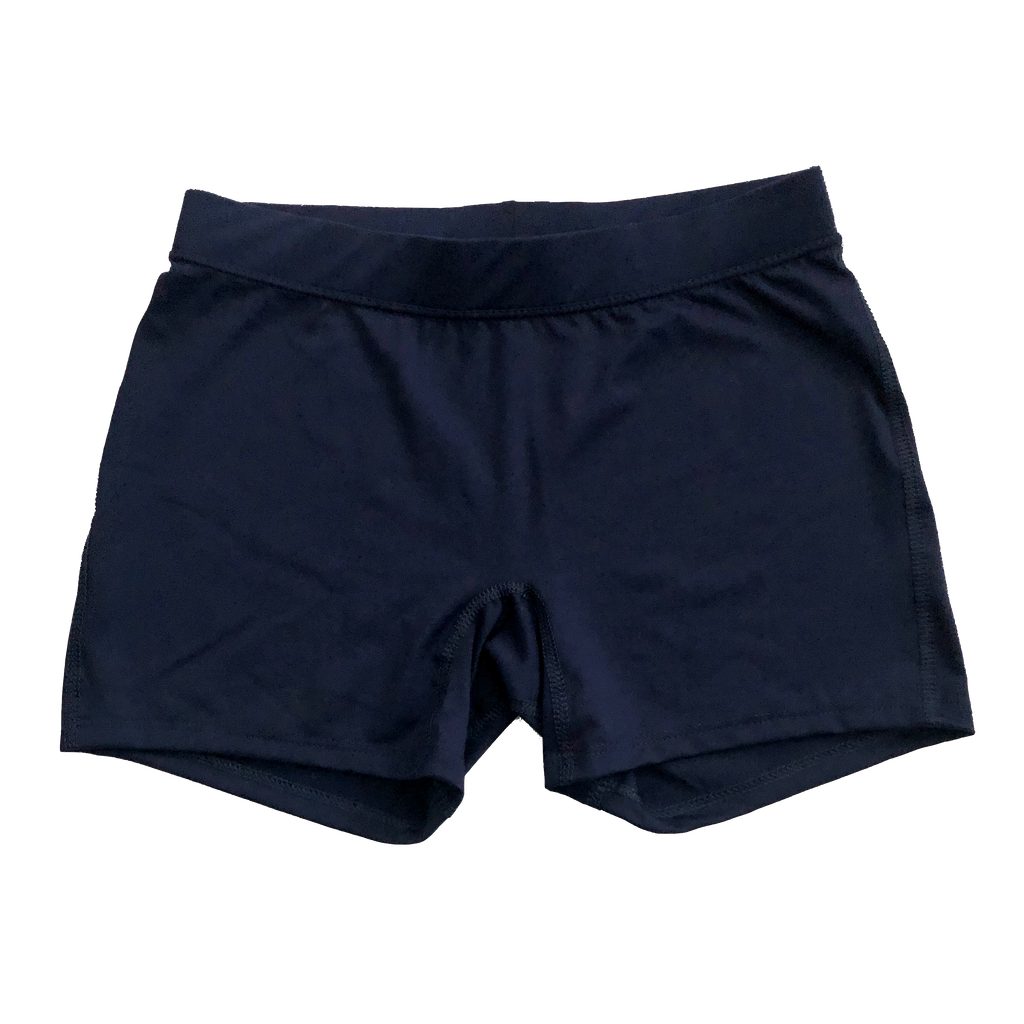 Ladies Navy Compression Shorts - Large Only