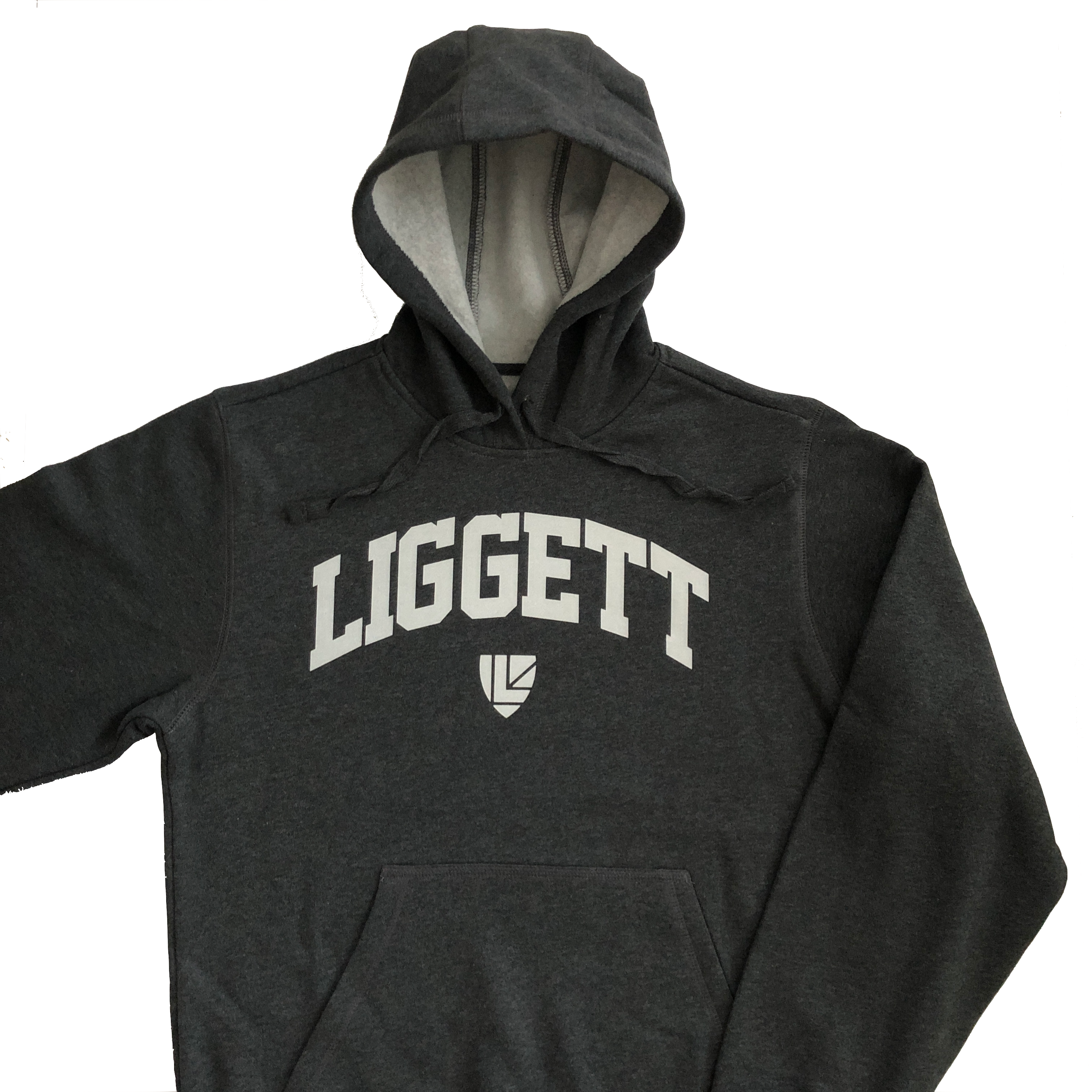 Graphite top heather hoodie