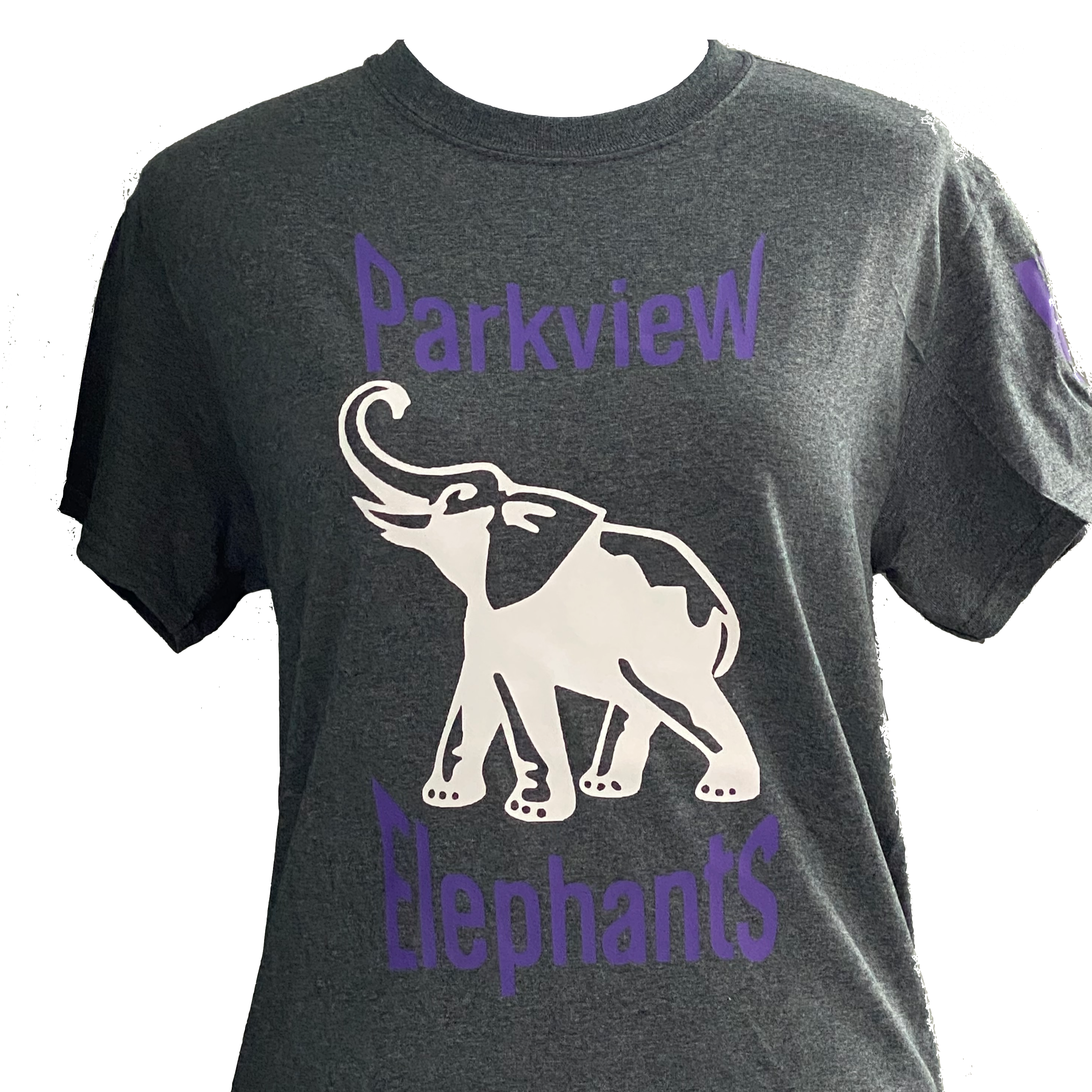 Parkview Elephants Heather Grey Adult T-Shirt