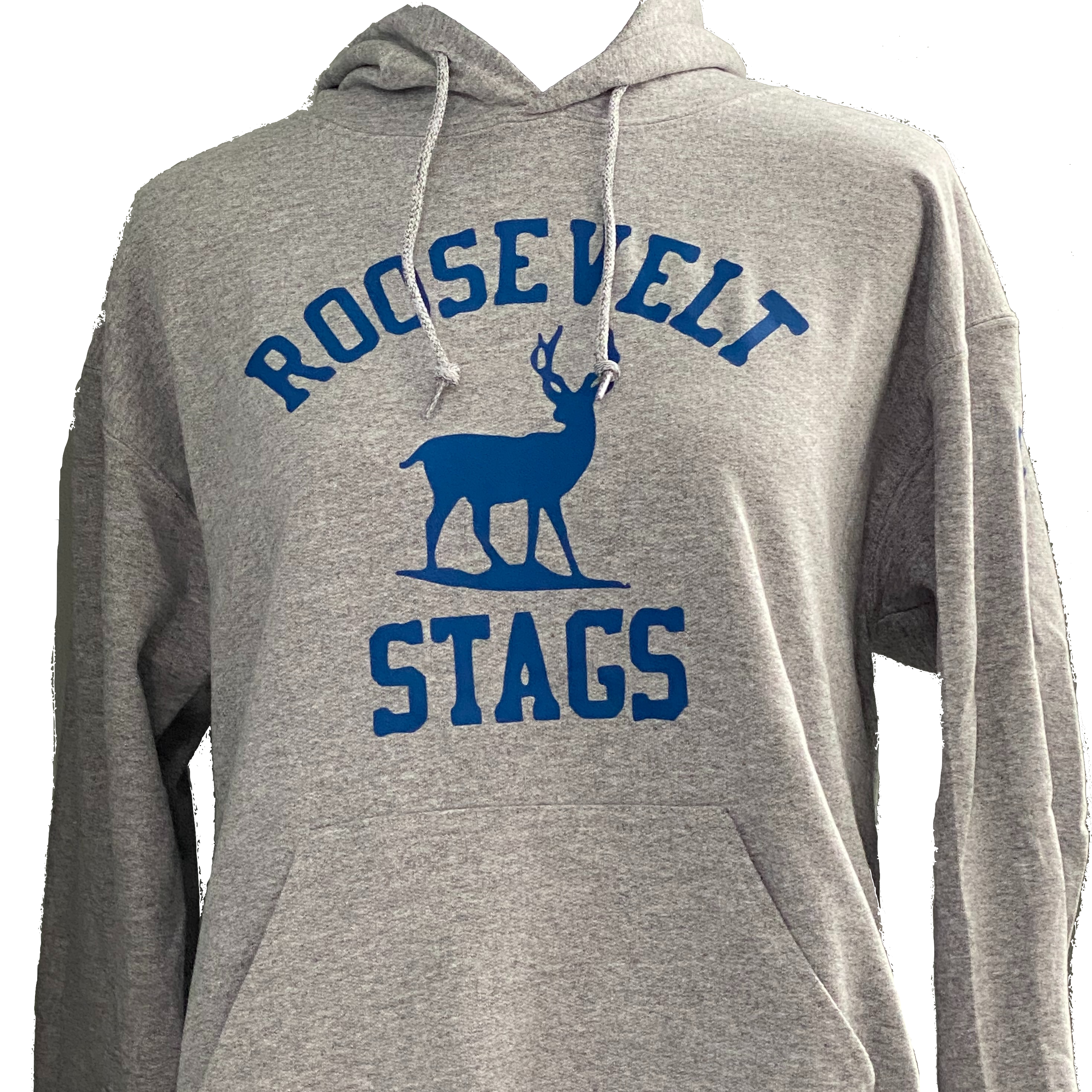 Roosevelt Stags Sport Grey Adult Hoodie