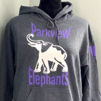 Parkview Elephants Heather Grey Youth Hoodie