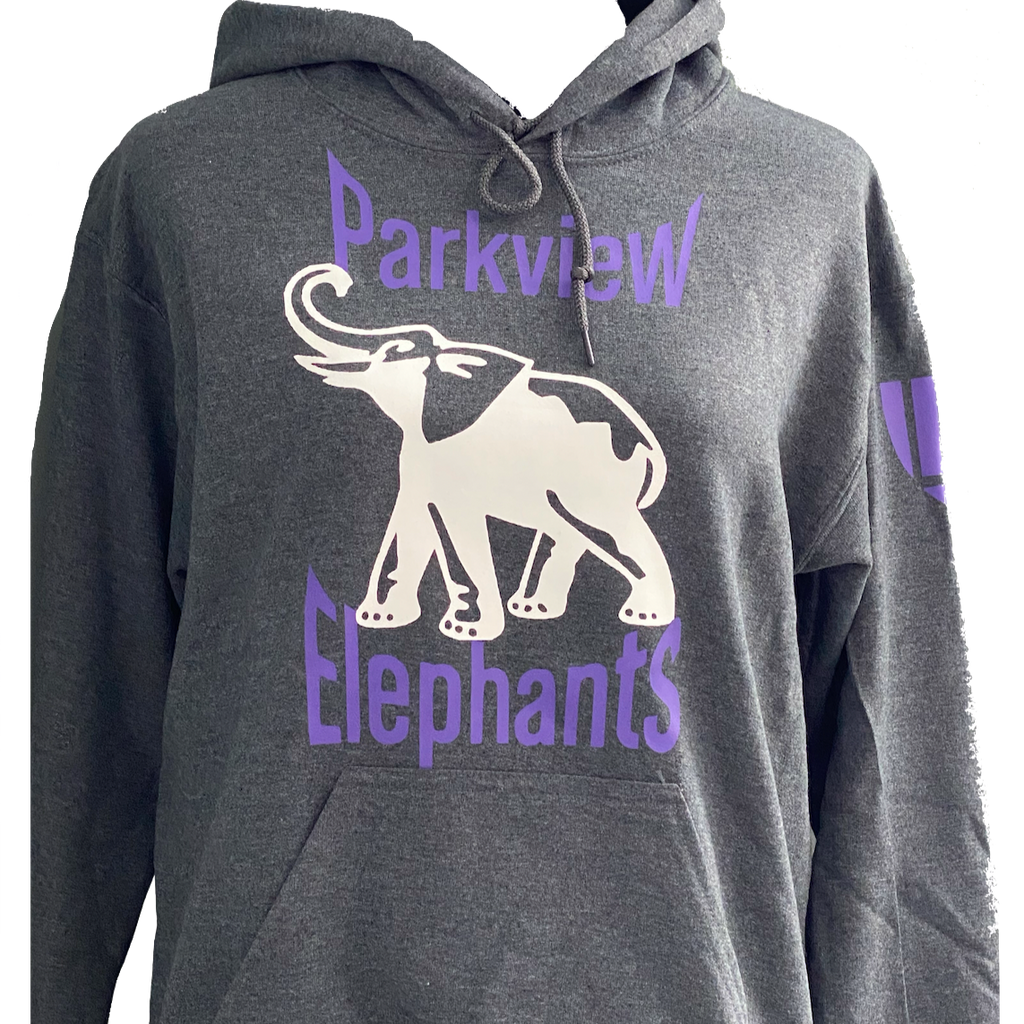 Parkview Elephants Heather Grey Youth Hoodie